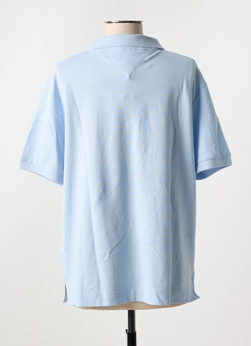 Polo broderie manches courtes bleu TOMMY HILFIGER femme