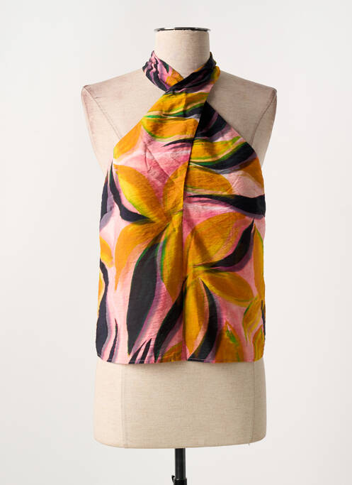 Top orange DESIGUAL pour femme