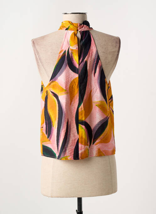 Top orange DESIGUAL pour femme