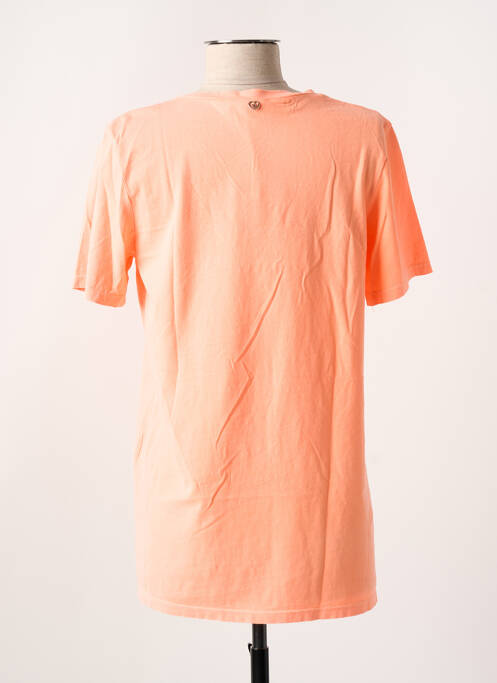 T-shirt orange PLEASE pour femme
