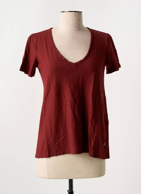 T-shirt rouge PLEASE pour femme