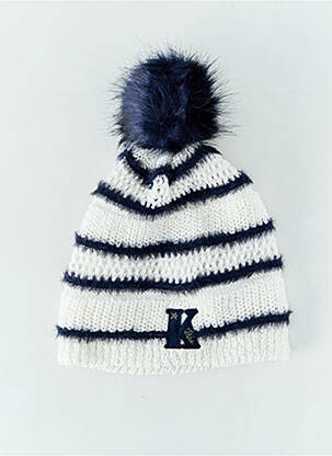 Bonnet blanc IKKS pour femme