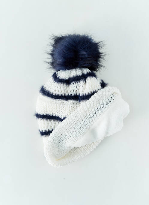 Bonnet blanc IKKS femme