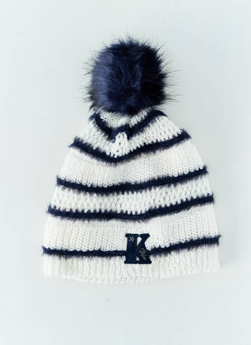Bonnet blanc IKKS pour femme