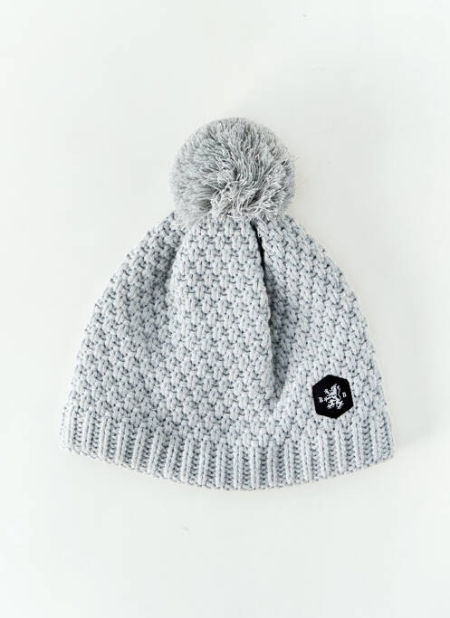 Bonnet gris BLANC BONNET pour homme