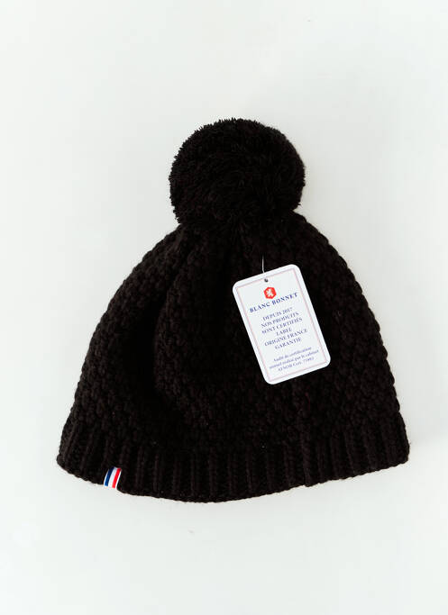 Bonnet noir BLANC BONNET pour homme