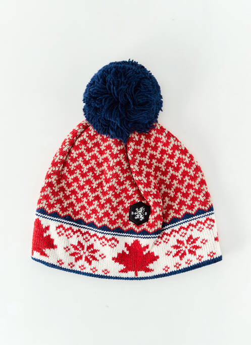 Bonnet rouge BLANC BONNET pour homme