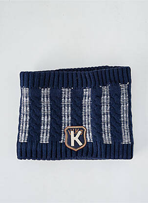 Col / tour de cou stretch bleu IKKS garcon