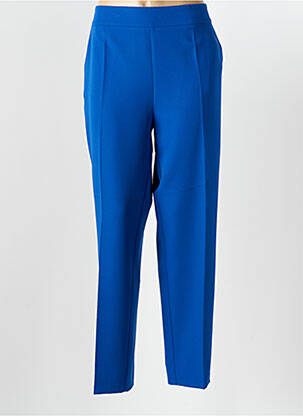 Pantalon slim taille élastique taille normale bleu GREGORY PAT femme