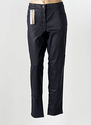Pantalon slim stretch taille normale noir ZERRES femme