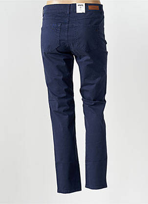 Pantalon droit stretch taille normale bleu ANGELS femme