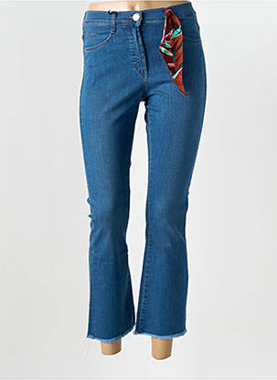 Jean coupe flare stretch taille normale bleu EAST DRIVE femme
