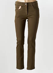 Pantalon slim vert ZERRES pour femme seconde vue