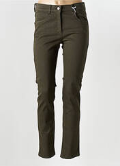 Pantalon slim vert ZERRES pour femme seconde vue