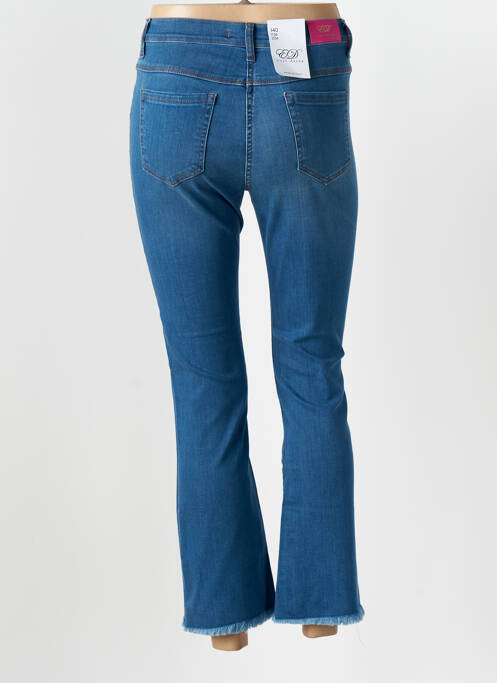 Jean coupe flare stretch taille normale bleu EAST DRIVE femme