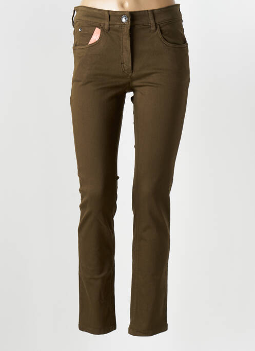Pantalon slim vert ZERRES pour femme