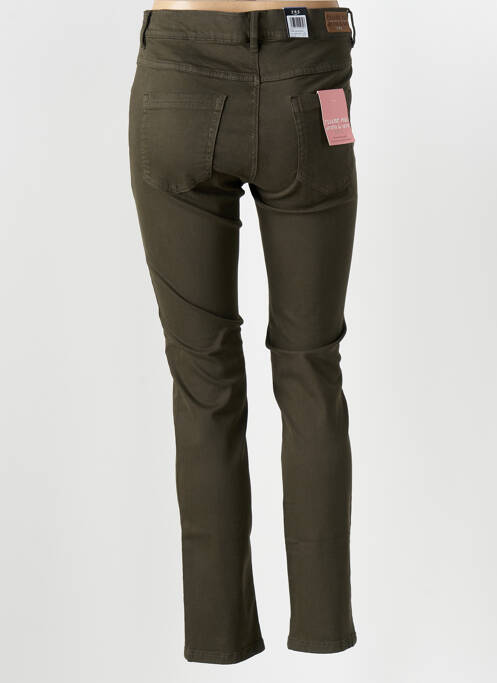 Pantalon slim vert ZERRES pour femme