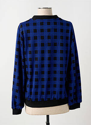 Pull col rond manches longues bleu MADEMOISELLE YEYE femme