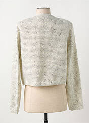 Veste chic beige MISS TIC pour femme seconde vue