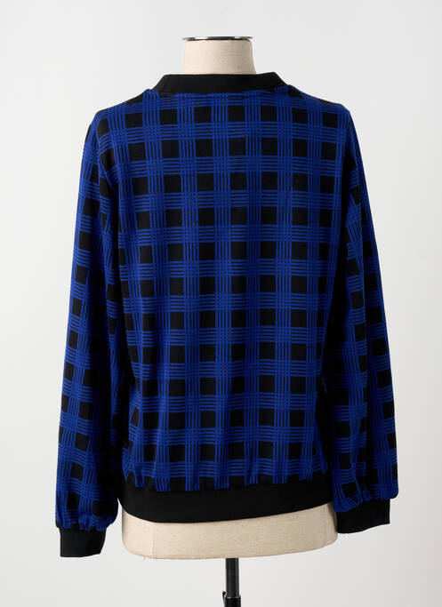 Pull col rond manches longues bleu MADEMOISELLE YEYE femme