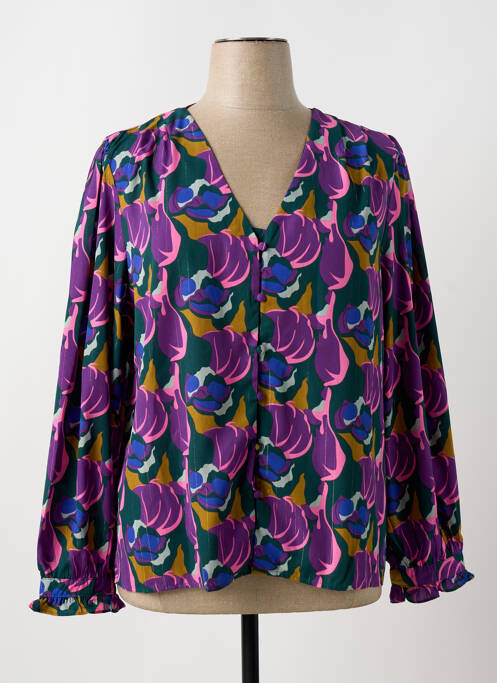Blouse violet BY ONE pour femme