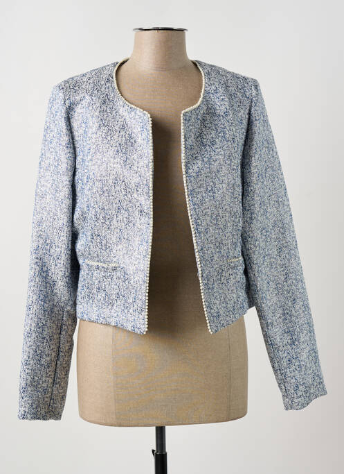 Veste chic bleu MISS TIC pour femme