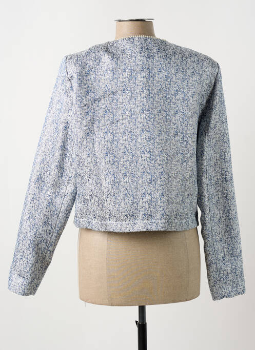 Veste chic bleu MISS TIC pour femme