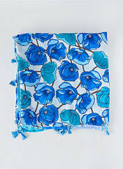 Foulard bleu JADE & CLARISSE pour femme seconde vue