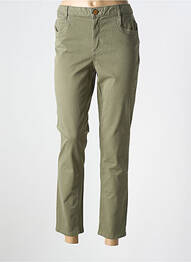 Pantalon 7/8 stretch taille normale vert LOLA ESPELETA femme