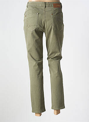 Pantalon 7/8 stretch taille normale vert LOLA ESPELETA femme