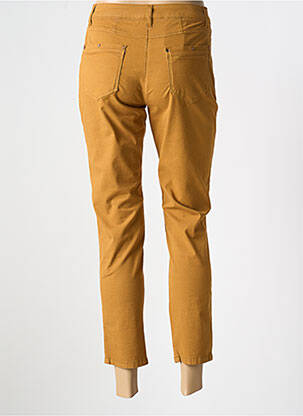Pantalon 7/8 taille haute taille haute jaune MADO ET LES AUTRES femme