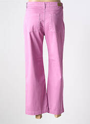 Jean coupe flare rose KANOPE pour femme seconde vue