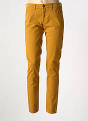 Pantalon chino jaune COUTURIST pour femme seconde vue