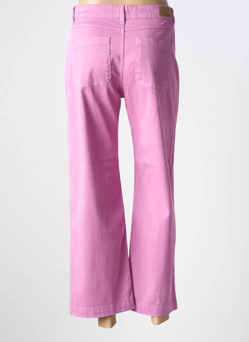 Jean coupe flare rose KANOPE pour femme