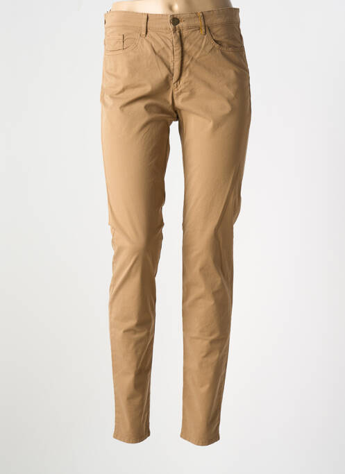 Pantalon slim marron COUTURIST pour femme