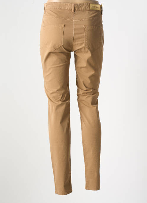 Pantalon slim marron COUTURIST pour femme