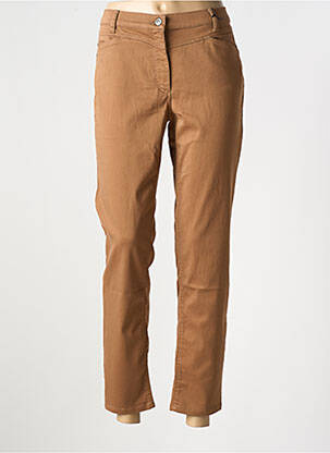 Jeans coupe slim stretch taille normale marron BETTY BARCLAY femme