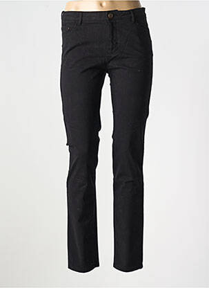 Jeans coupe slim taille normale taille normale noir MAYJUNE femme