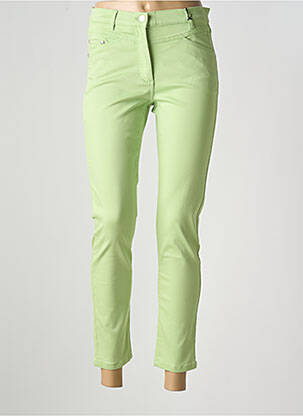 Pantalon 7/8 stretch taille normale vert BETTY BARCLAY femme