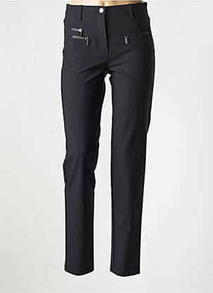 Pantalon slim taille haute taille haute noir BETTY BARCLAY femme