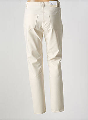 Pantalon slim taille haute taille haute beige BETTY BARCLAY femme