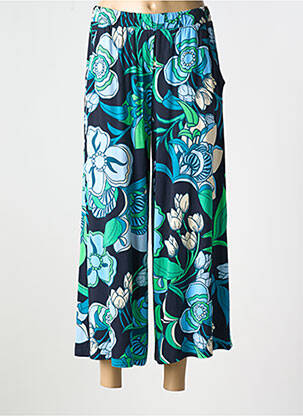 Pantacourt stretch taille normale bleu BETTY BARCLAY femme