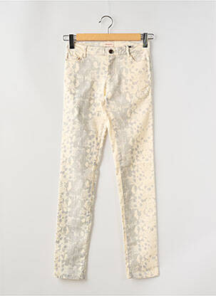 Jeans skinny taille normale taille normale beige MAYJUNE femme