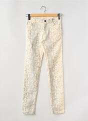 Jeans skinny beige MAYJUNE pour femme seconde vue