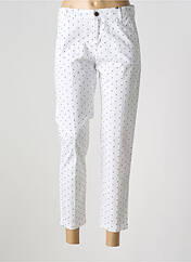 Pantalon 7/8 blanc MAYJUNE pour femme seconde vue