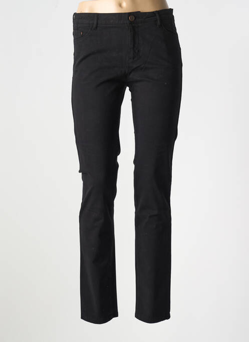 Jeans coupe slim taille normale taille normale noir MAYJUNE femme