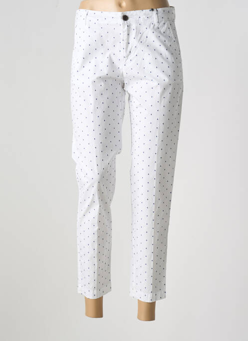 Pantalon 7/8 blanc MAYJUNE pour femme