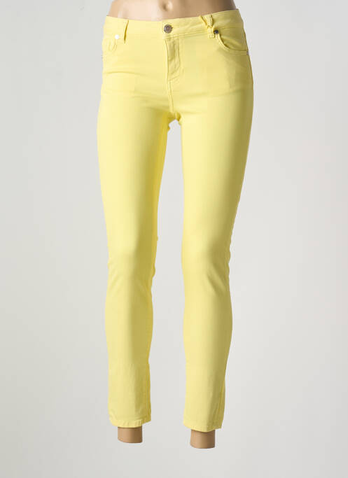 Pantalon 7/8 jaune SILVIAN HEACH pour femme