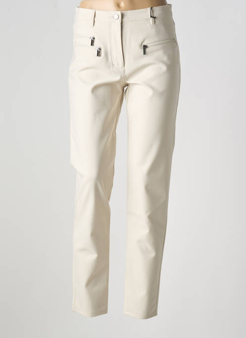 Pantalon slim beige BETTY BARCLAY pour femme