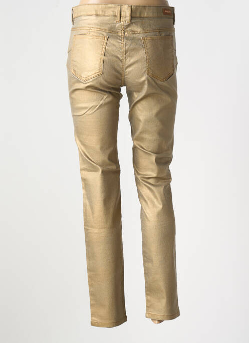 Pantalon slim or MAYJUNE pour femme